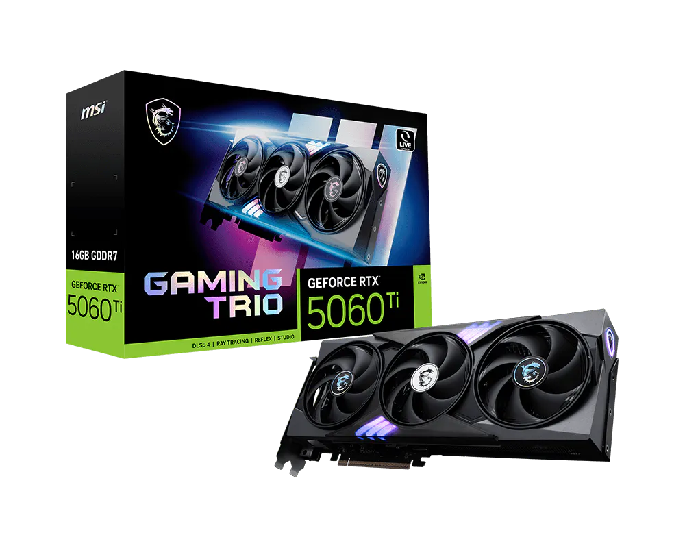 MSI GeForce RTX 5060 Ti 16G GAMING TRIO
